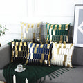 Custom Gold Foil Printed Velvet Cushion Cover Throw Pillow CaseDesigner Gift Home Cushion Cover Pillowcases Pillow Cover