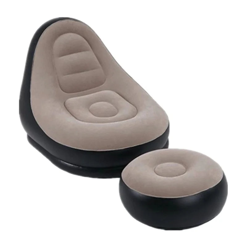 2025 LA High Quality 6 P PVC Inflatable Lounge Chair Modern Design Foldable for Kids and Adults