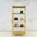 Factory Wholesaler Simple Classic Rack Bag Shoe Display 4 Layers Stand Gold Display Rack Stand Shelves Display