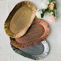 Oval Multicolor Advanced Irregular Edges Unique Patterns Wholesale Gifts Fruit Bowl Tray Decorative Charger Plate Ornaments