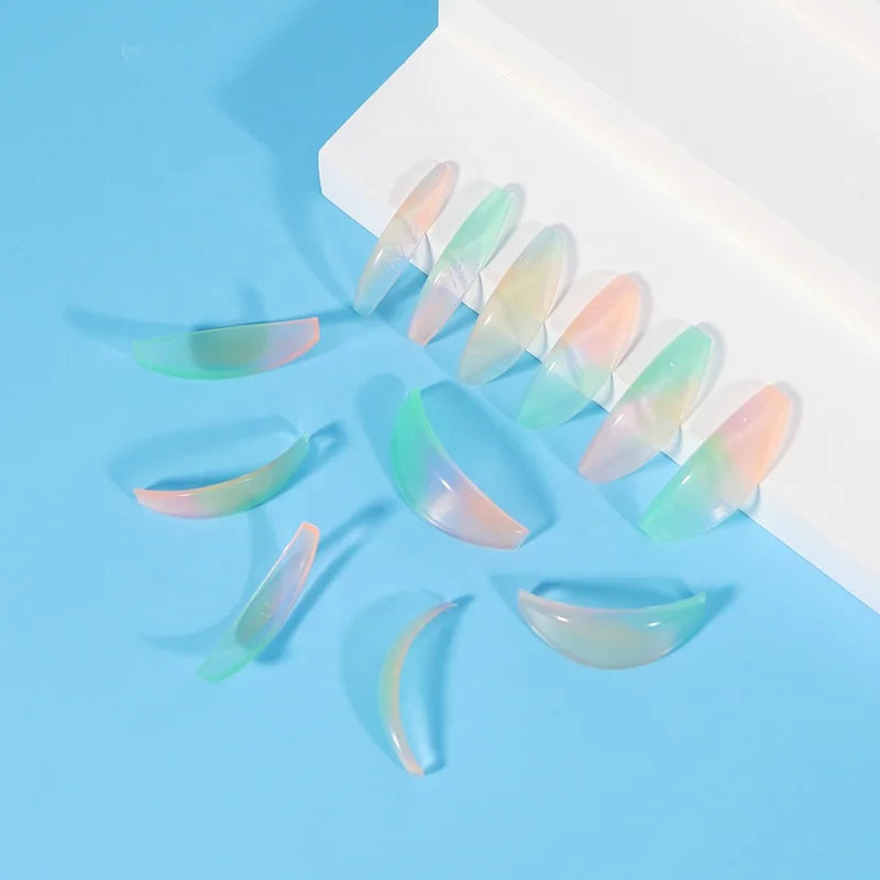 Lash Lift Silicone shields Wholesale Reusable Lash shields Pink Pad Glue Free Self Sticky Colorful Eyelash Lifting Silicone Pads