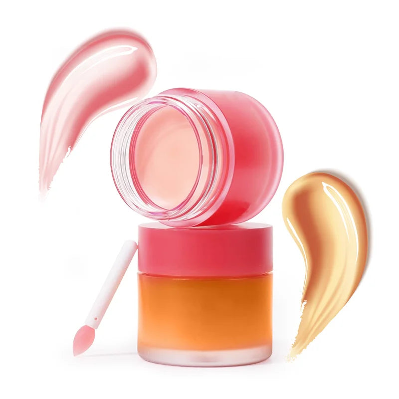 20g Wholesale Vegan Sleeping Lip Mask Private Label Custom Logo Fruit Hydrating Moisturize Overnight Lip Mask