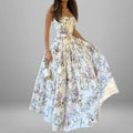 Summer Clothes for Women Midi Elegant Dress 2026 New Arrivals White Floral Print Holiday Dress