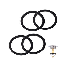 Rubber Gasket O-Ring Waste Basin Click Plug Pop up Bathroom Basin Spare Seal for Metal Basin Plug Product Category Seals
