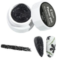 CHARM for YOU 6 Color UV Plaster Gel Nail Polish White Black 3D Sand Texture Nail Art