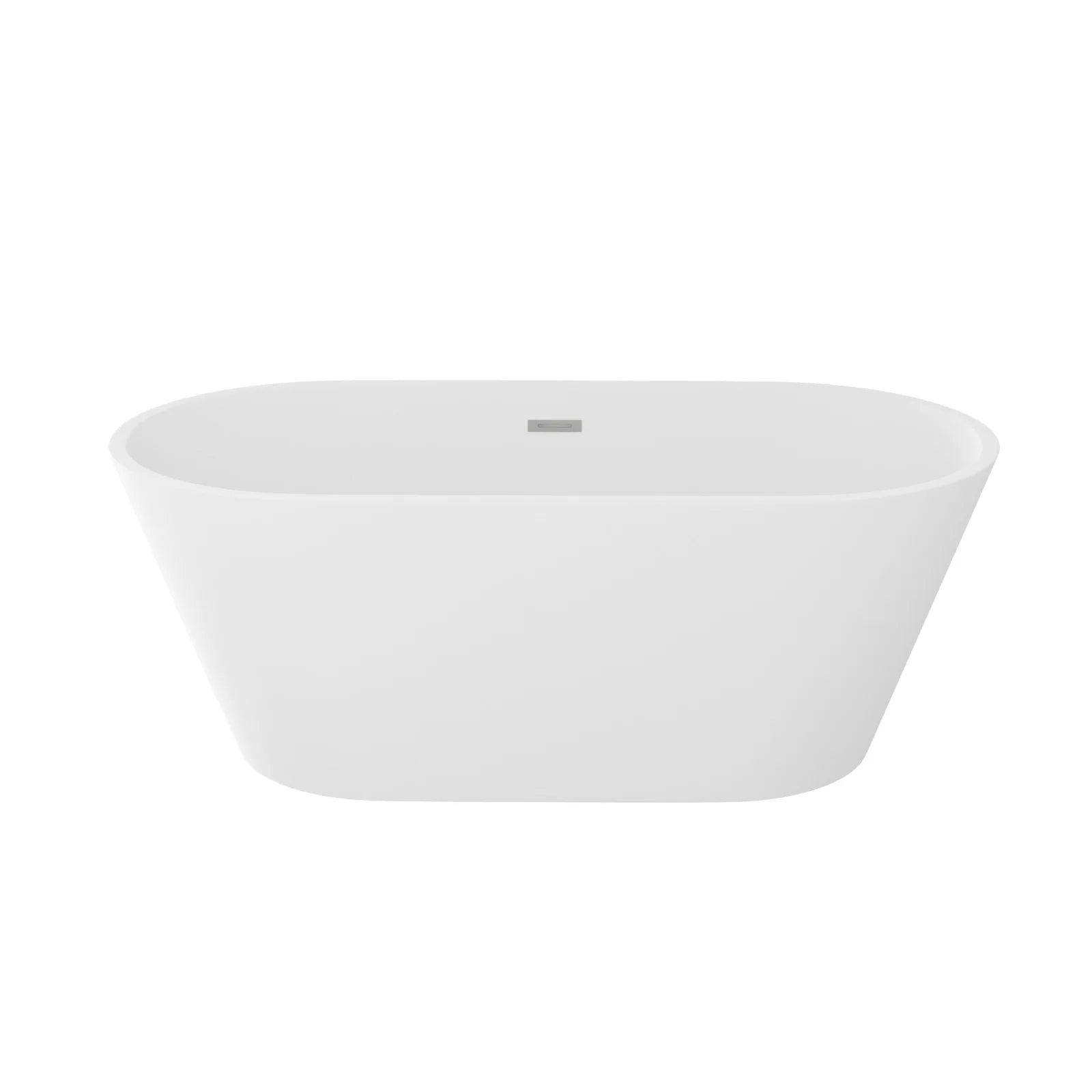 US Stock Center Drainage Sanitary Ware Shower Acrylic Stand 59 Inch Freestanding Bathtub Bath Tub With Thin Edge Free Shipping