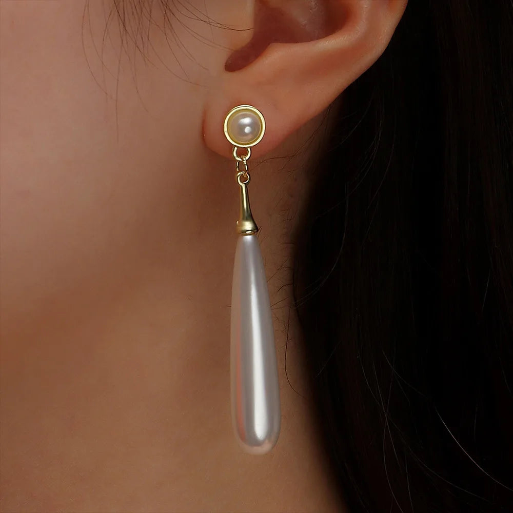2022 Hot Selling Good Quality Baseball Bat Pearl Earrings Temperament Earrings