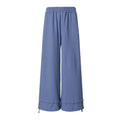 Sweatpants Manufacturer Custom High Quality Wide Straight Leg Breathable Sweatpants Double Layer Adjustable Cuffs Pants