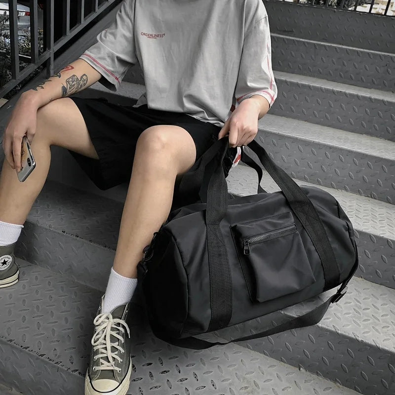 Korea Style Private Label Luxury Short Distance Traveling Gym Handbags Durable Casual Classic Design Duffle Bag for Ladies Man