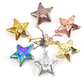 WELAND Stainless Steel Reusable Star Shaped Tea Ball Loose Leaf Strainer with Chain Hook