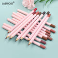 Hot Selling Pink Vegan Lip Liner Pencil With Box Cream 24 Colors Private Label Matte Lipliner Pencils