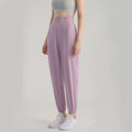 Casual Women's Fitness Yoga Pants Fashionable Loose High Waisted With Quick Drying & Ankle Binding Spandex Material XL Size