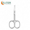 Eliter In Stock Hot Sell Hand Forged Scissors Nose Hair Scissors Round Tip Scissors Tips Cutter Whosale Nail Cuticles