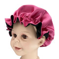 Best Seller Custom Logo Double Layer Satin Kids Bonnets Shower Cap
