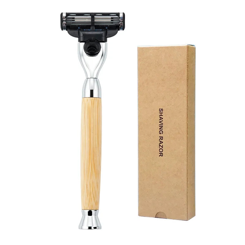 Triple Blade Match 3 razor Facial Bamboo razor Eco Friendly Razors Trimmer