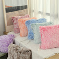 Nordic Soft Plush Pillow Cover Faux Fur Throw Pillow Cover Solid Color Cushion Case for Home Decoration Long Plush Pillowcase