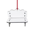 RubySub MDF Wooden Bench Ornament for Christmas Sublimation Memorial Decorative Item