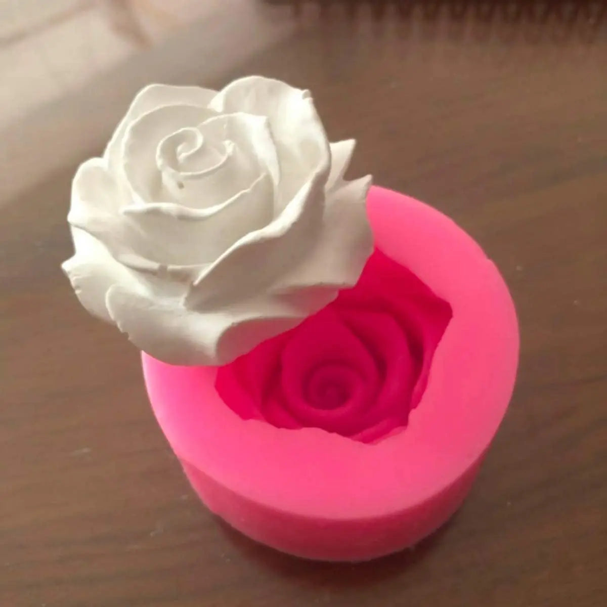 Flower Blossom Rose Shaped Silicone Fudge Soap 3D Cake Mold Cupcake Jelly Candy Chocolate Decorative Baking Tool Mold