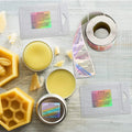Wax Melt Warning Labels Candle Stickers Labels Holographic Stickers Roll Rainbow Holo Candle Safety Decorative Sticker