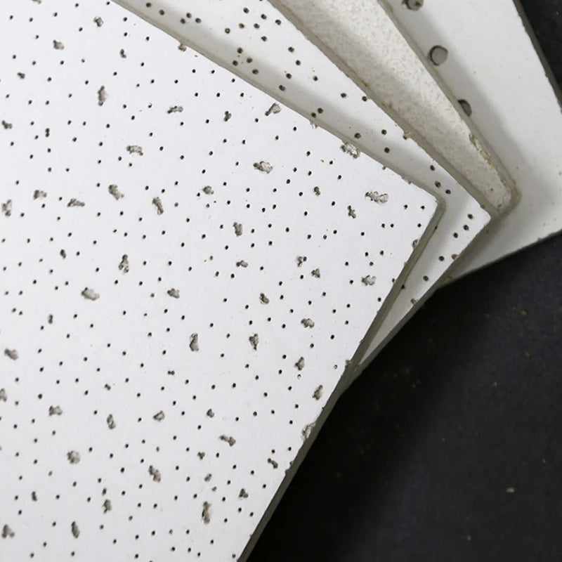 Kente 595x595x12mm Modern Acoustic Mineral Fiber Board Office Building Use Low Cost Fire-proof Indoor Ceiling Tiles 600X600X12mm