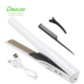 2 in 1 Adjustable Temperature Hair Straightener and Curler Mini Flat Iron Portable Cordless Hair Straightener and Curler in One