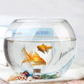 High Quality Wholesale Small/Mini Round Glass Portable Fish Tank Circular Aquarium with Accessories