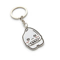 Custom Metal Keychain Wholesale 2025 New Cute  Metal Hard Enamel Key Chain With Ring