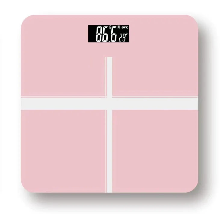 CW SCL001 Hot Sale Tempered Glass Digital Bathroom Scale with LCD Display 0.2~180KG Capacity Battery Powered