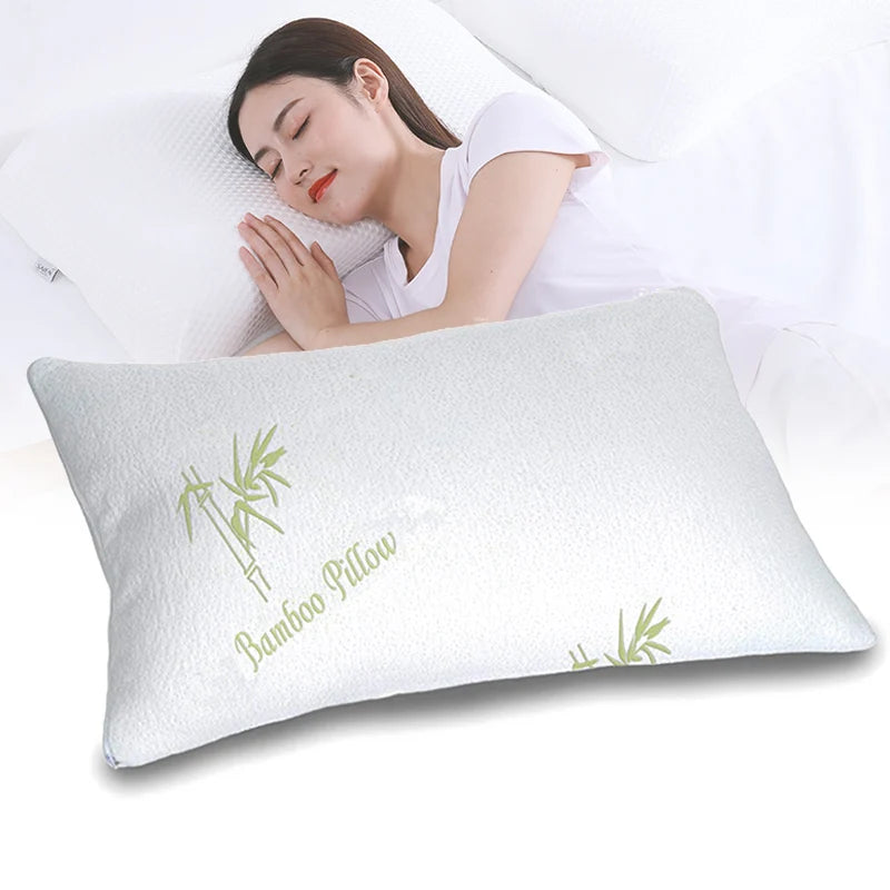 Adjustable Factory Cheap Neck Comfort Hotel Bamboo Shredded Memory Foam Pillow