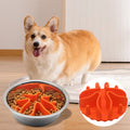 New Innovation Eco-Friendly Durable Silicone Dog Lick Mat Slow Feeder with Suction Cups Dog Bowls Insert