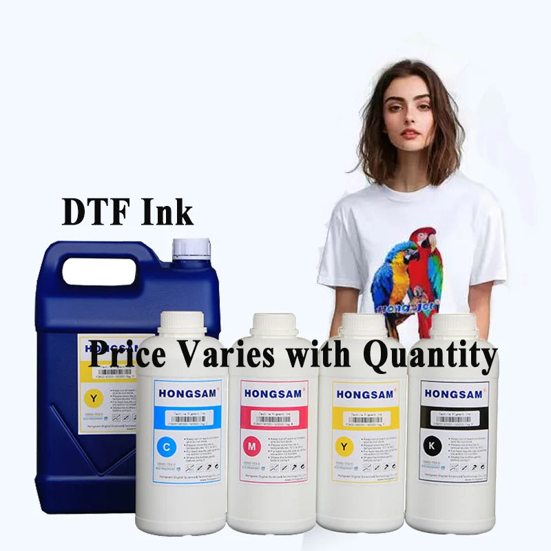 Bulk Quantity Black Wholesale Price Dtf Pigments Ink for Epson DX4 DX5 DX6 DX7 Printhead