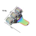 Ivoduff Metal Rainbow Three Loop Spring Pen Holder Office Pen Loop Clip