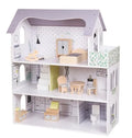 Kids Educational Toys Play House Pink Wooden Doll House Miniature