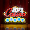 Drop Shipping No MOQ Customized Poker Acrylic UV Printed Neon Sign Custom for Casino bar Barber Party Supplies Decoration