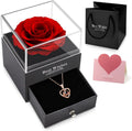 Christmas Eternal Flower Rose Jewelry Box Valentine's Day Women's Mom Gift