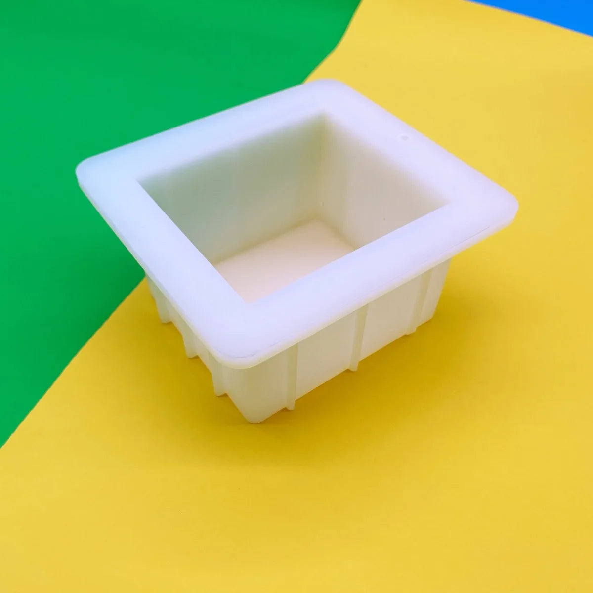 Early Riser 600ml Square Cube Soap Mold Slab Mould Resin Cement Casting Mold DIY Handmade Bar Soap Swirl Making Tools