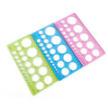 Plastic Colourful Paper Quilling Circle Template Ruler for DIY Paper Craft