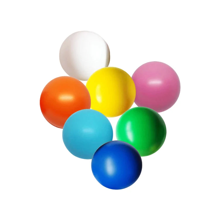 Custom Round Stress Ball Promotional Small PU Foam Adults Depression Toy for Corporate