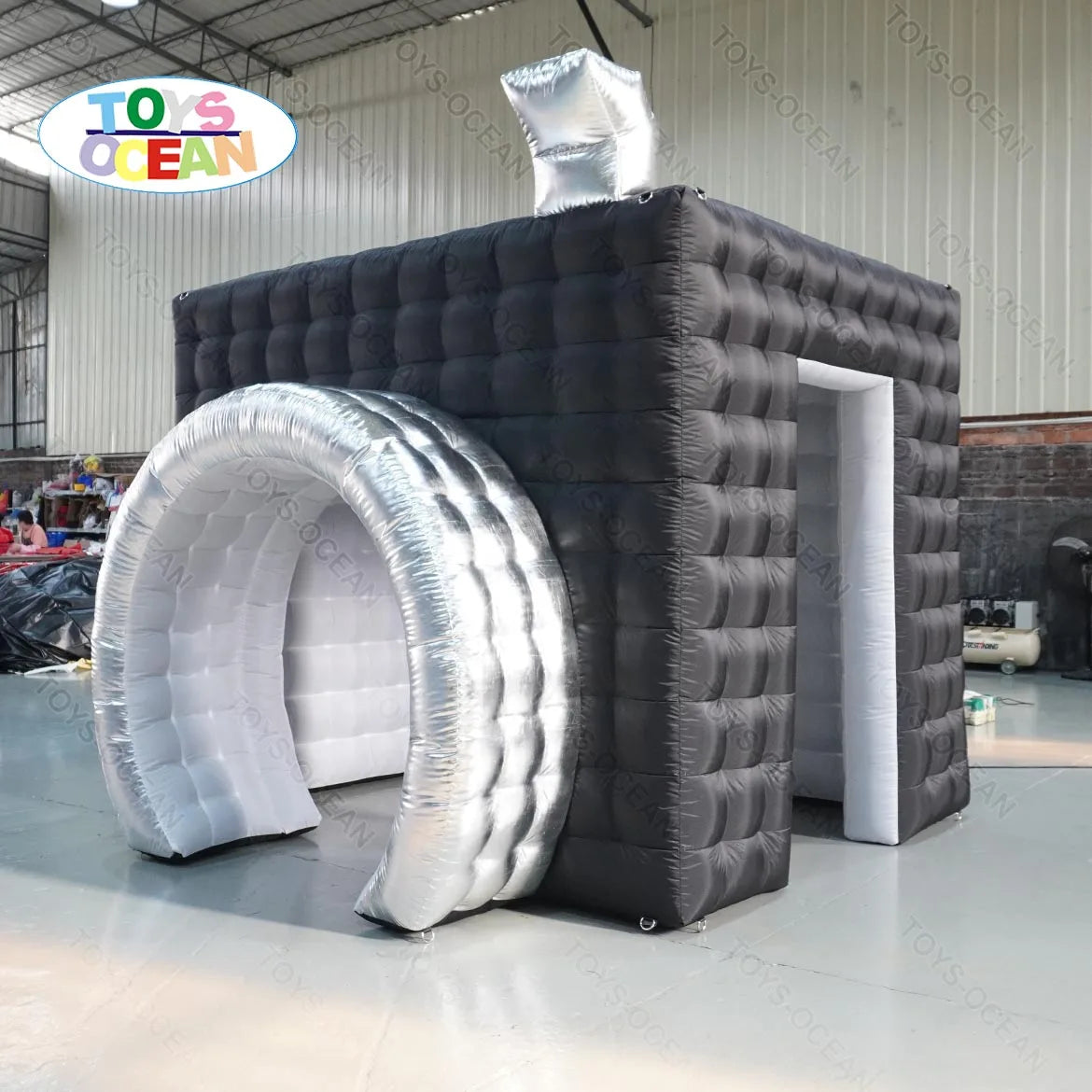 Factory Custom Wholesale Price square LED Inflatable vogue Photo Booth Inflatable Photo Booth for Birthday Party 360 Photo Booth