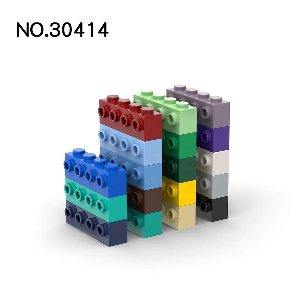100g/bag  No.30414 Brick Modified 1 X 4 with Studs on Side Building Bricks Figures Bricks  Compatible with Leguoguo