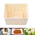 Hot DIY Plastic Tofu Press Mold Homemade Tofu Mold Soybean Curd Tofu Making Mold With Cheese Cloth Kitchen Cooking Tool Set
