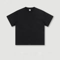 Rightdo Oversized T-Shirts 305GSM Heavyweight Plain Knitted Cotton 100% Combed Cotton Drop Shoulder Big Tall High Street Style