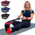 KUER Hot Selling Stylish Yoga Items Durable Stretching Pain Relief Foot Calf Leg Stretcher for Dancers Pilates