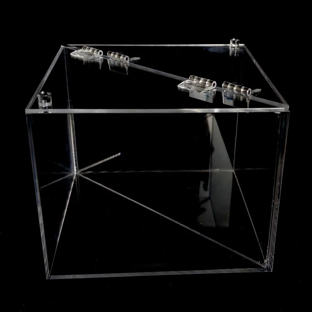 Customized Wholesale clear Box with Lid Acrylic showcase Transparent Acrylic Box
