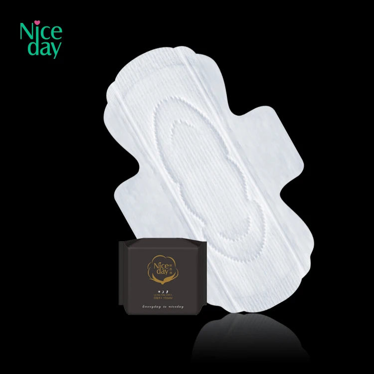 Niceday Soft Woman Pads for Menstrual Sanitary Pads Organic Cotton Breathable Sanitary Napkins