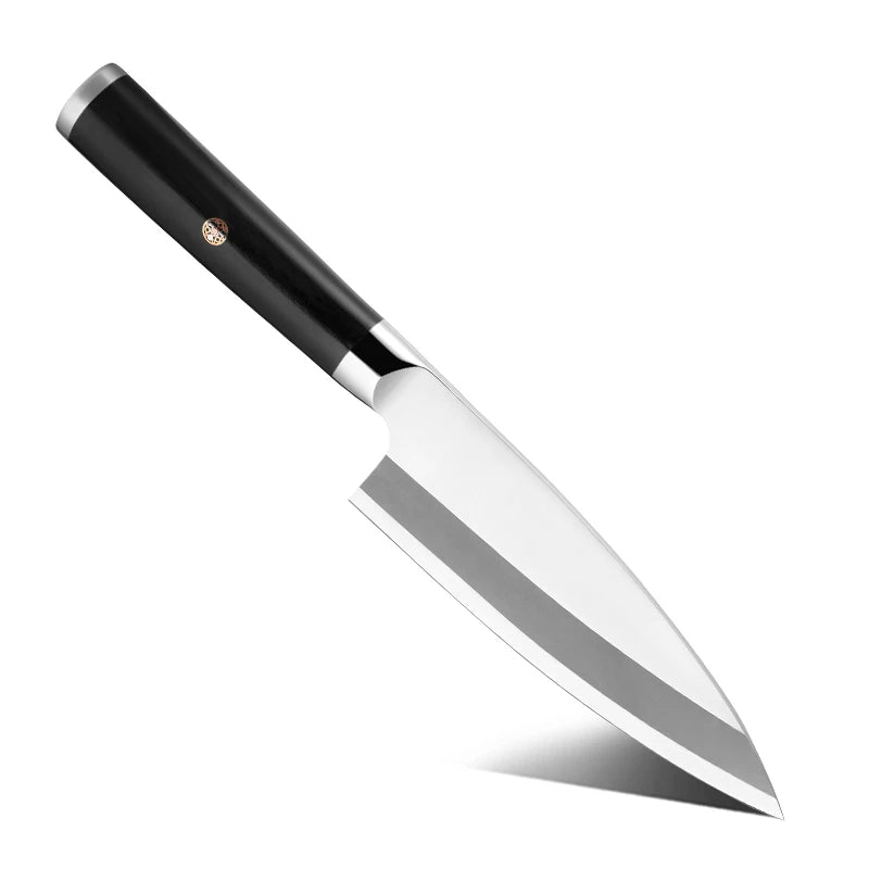 Japanese Kitchen Chef Fish Cutting Knife High Carbon Stainless Steel Kitchen Salmon Sashimi Slicing Knives