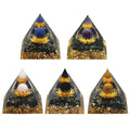 DIY Energy Gemstone Natura  Gemstone Crystal Pyramid Positive Energy for Spiritual Balance and Meditation