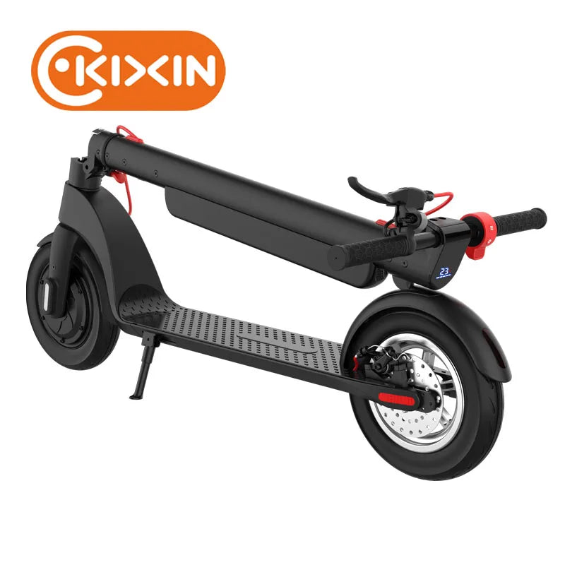 KIXIN Cheap X8 36V 10 Ah Max Range 45 KM 10 Inch Air Tire 350W Two Wheel Adult Electric Scooter Egypt Motorcycle Manufacturer