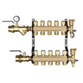 Floor Heating System Plumbing Stainless Steel PEX Pipe Manifold Underfloor Heating 1''x16mm&20mm 3way-10way Manifolds Bathroom