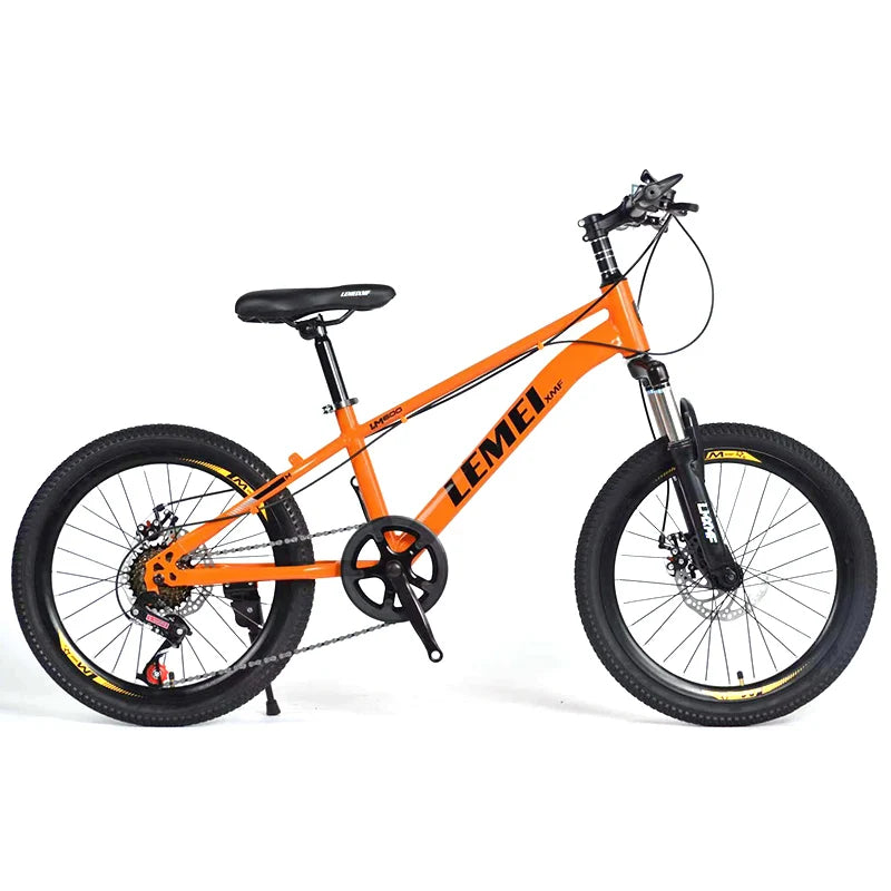 18'' 20'' 22'' Children's Bicycle 7 Speed Carbon Steel Disc Brake Kids Mountain Bicycle Bike for Girls Boys